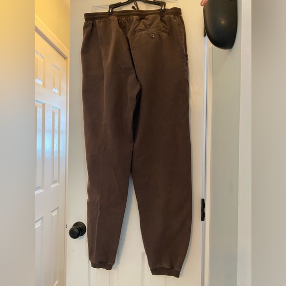 Crazy Shirts Hawaii XL Root Beer Dyed Canton Pants Kliban Cat Embroidery Casual - Picture 9 of 16